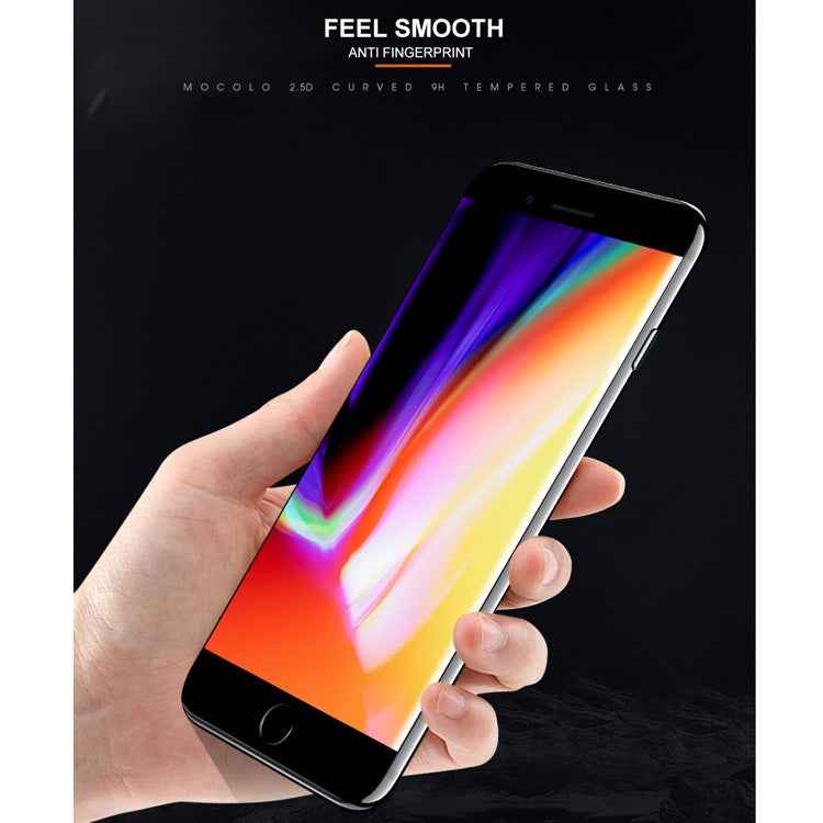 mocolo 0.33mm 9H 2.5D Silk Print Tempered Glass Film for iPhone SE 2020 / 8 / 7