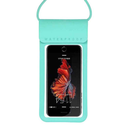 Outdoor Diving Swimming Mobile Phone Touch Screen Waterproof Bag for Below 5 Inch Mobile Phone