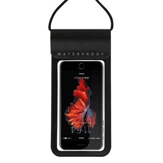 Outdoor Diving Swimming Mobile Phone Touch Screen Waterproof Bag for 6 to 7 Inch Mobile Phone