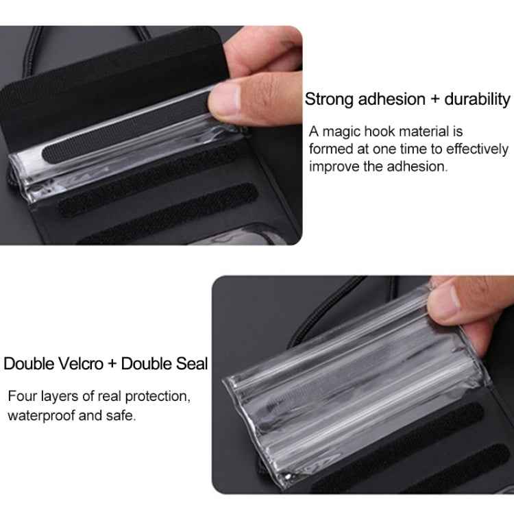 Outdoor Diving Swimming Mobile Phone Touch Screen Waterproof Bag for 6 to 7 Inch Mobile Phone