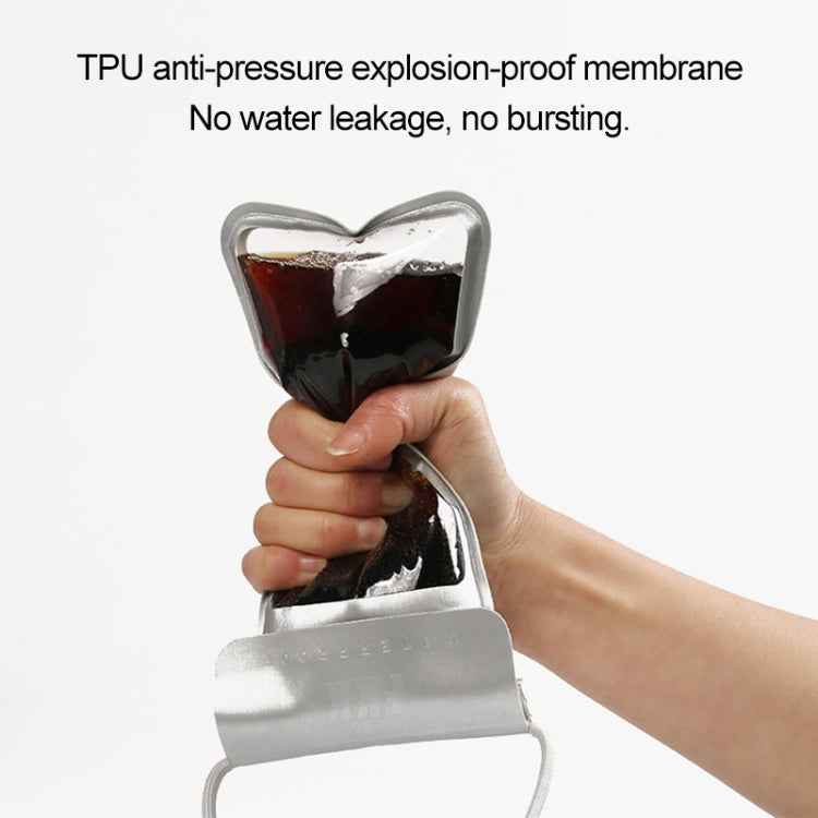Outdoor Diving Swimming Mobile Phone Touch Screen Waterproof Bag for 6 to 7 Inch Mobile Phone