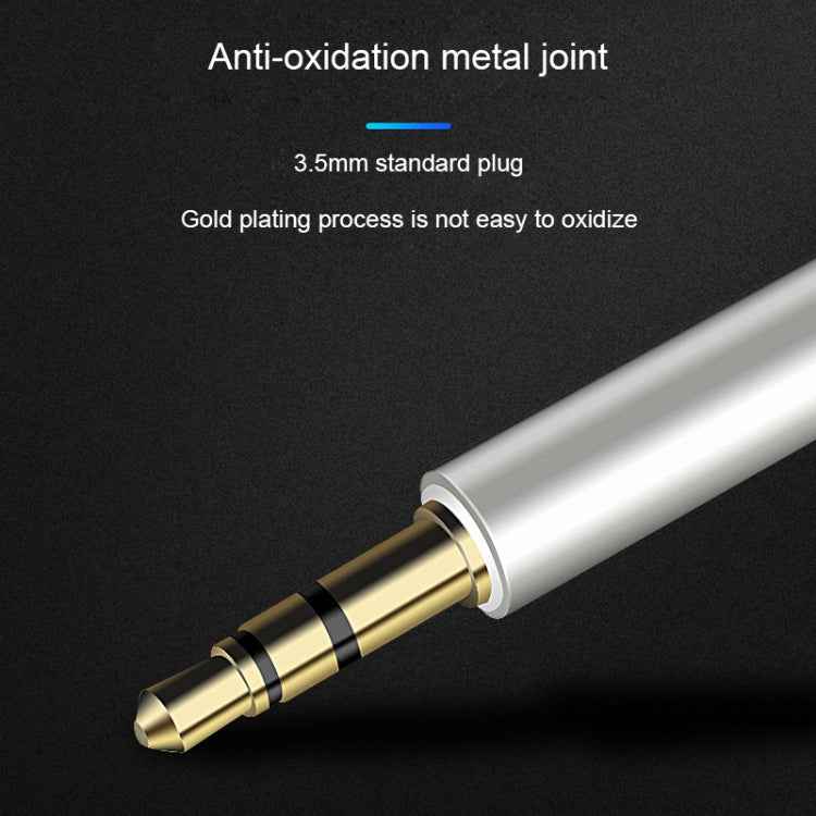 8 Pin to 3.5mm AUX Audio Adapter Cable, Length: 1m