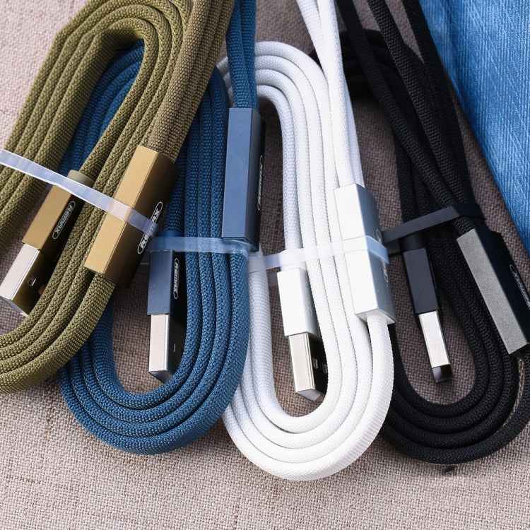REMAX RC-094TH 1m 2.4A 3 in 1 USB to 8 Pin & USB-C / Type-C & Micro USB  Fast Charging Data Cable