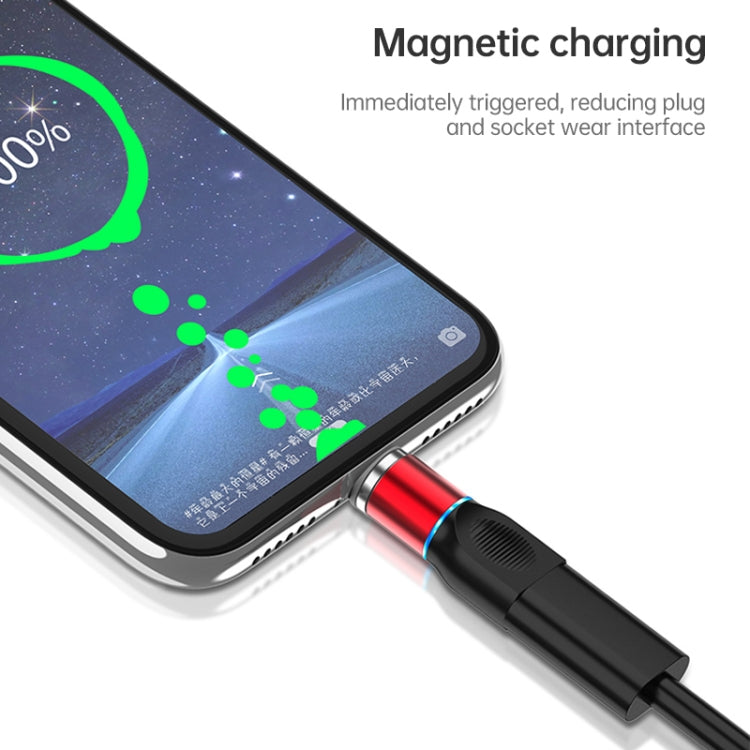 4 in 1 3A 8 Pin & USB-C / Type-C & Micro USB Zinc Alloy Magnetic Charging Head + USB-C / Type-C Magnetic Charging Adapter Set