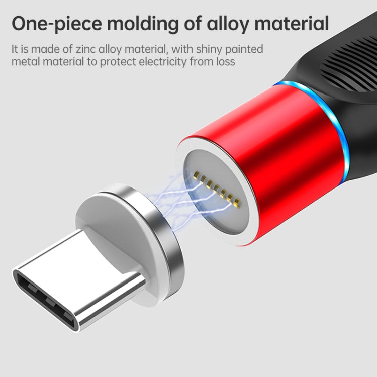 4 in 1 3A 8 Pin & USB-C / Type-C & Micro USB Zinc Alloy Magnetic Charging Head + USB-C / Type-C Magnetic Charging Adapter Set