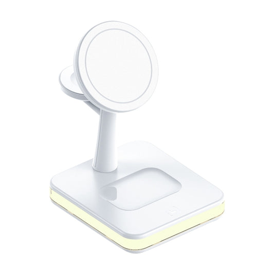 991 3 in 1 15W Electromagnetic Induction Wireless Fast Charging with 360 Degree Rotating Holder, 991