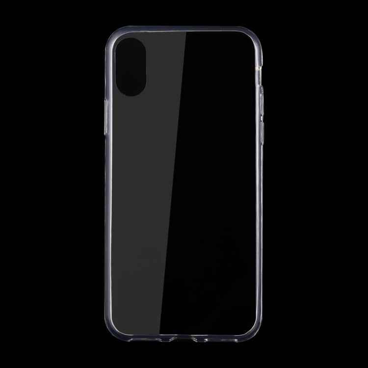 For iPhone X 0.75mm Ultra-thin Transparent TPU Protective Case, Small Quantity Recommended Before iPhone X  Launching(Transparent)