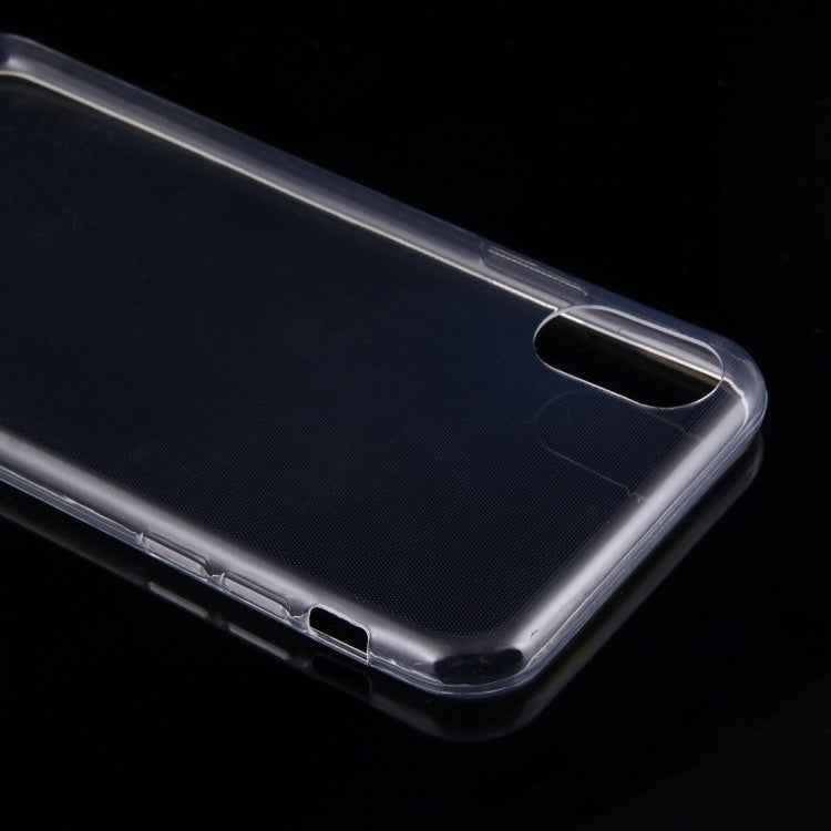 For iPhone X 0.75mm Ultra-thin Transparent TPU Protective Case, Small Quantity Recommended Before iPhone X  Launching(Transparent)