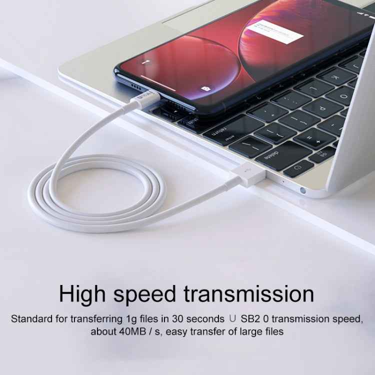 IVON CA70 8 Pin Fast Charging Data Cable, Length: 1m