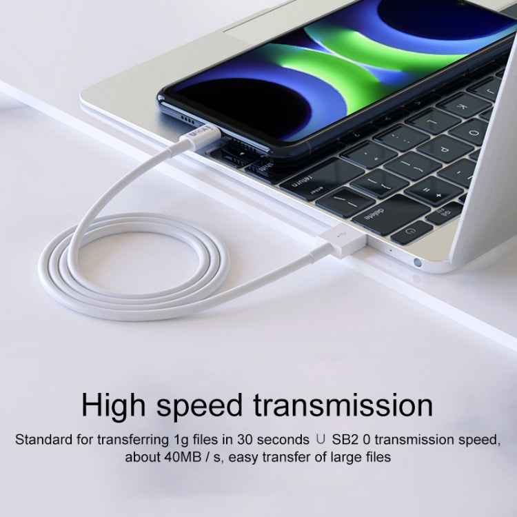 IVON CA70 Type-C / USB-C Fast Charging Data Cable, Length: 1m