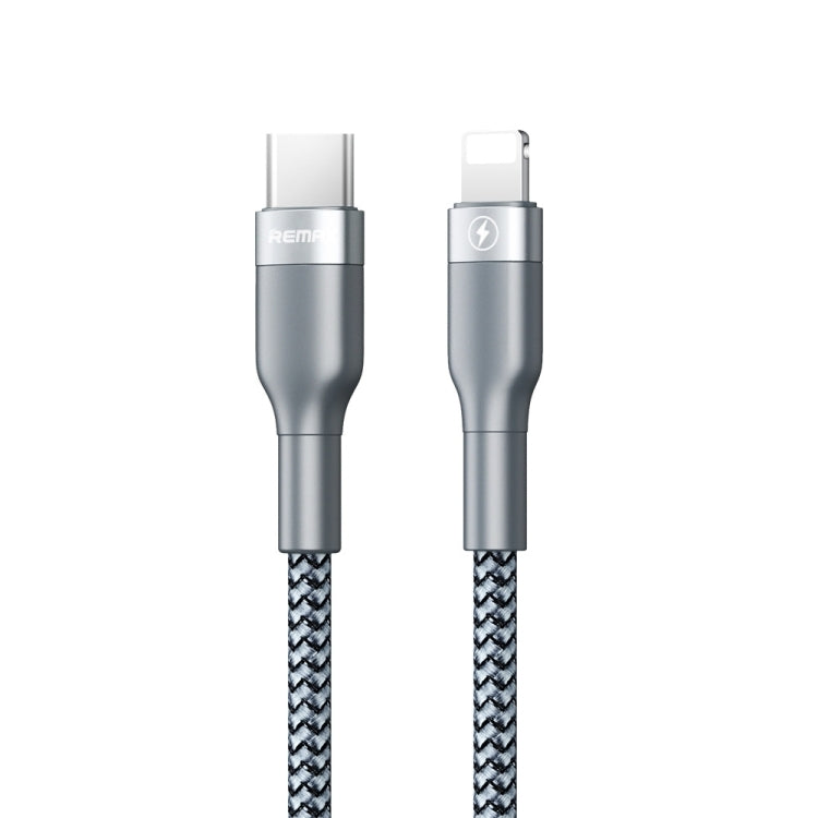 Câble de données de charge rapide REMAX RC-009i 1 m 2,22 A USB-C / Type-C vers 8 broches 20 W PD, Type-C vers 8 broches 20 W