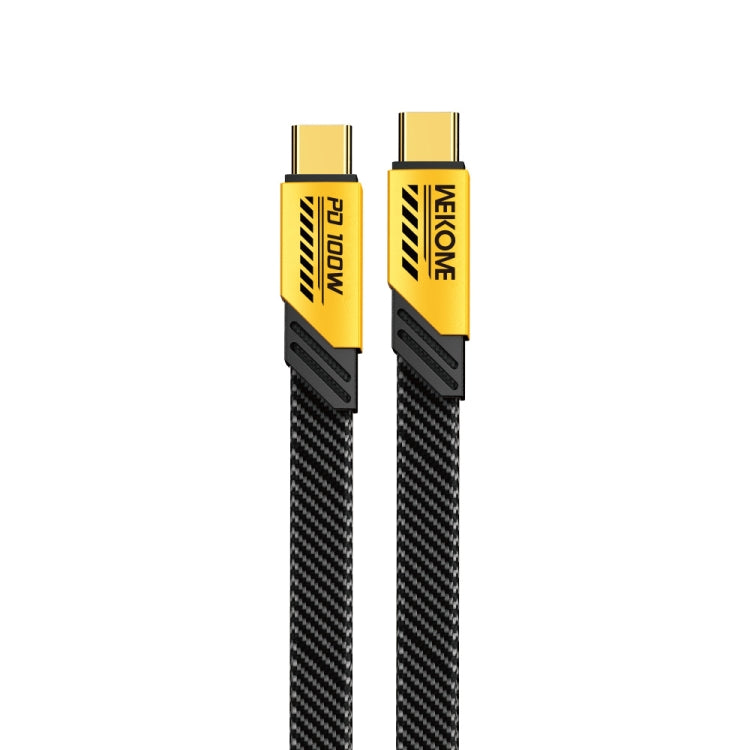 WK WDC-192 Mech Series 100W USB-C/Type-C to USB-C/Type-C Fast Charge Data Cable, Length: 1m, USB-C/Type-C to USB-C/Type-C