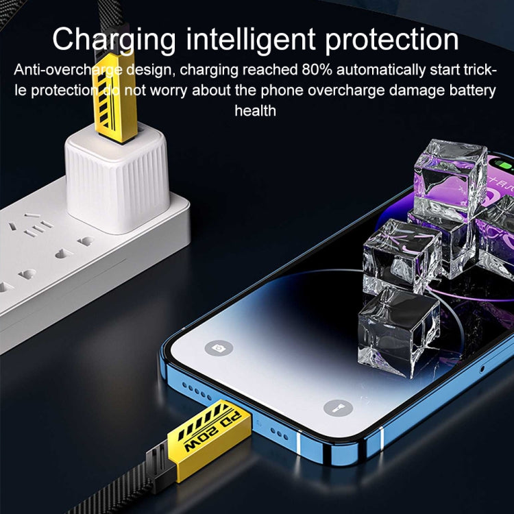 WK WDC-192 Mech Series 100W USB-C/Type-C to USB-C/Type-C Fast Charge Data Cable, Length: 1m, USB-C/Type-C to USB-C/Type-C