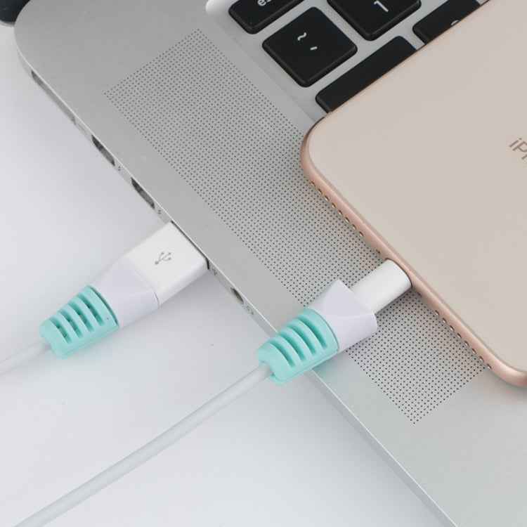 2 PCS Anti-break USB Charge Cable Winder Protective Case Protection Sleeve