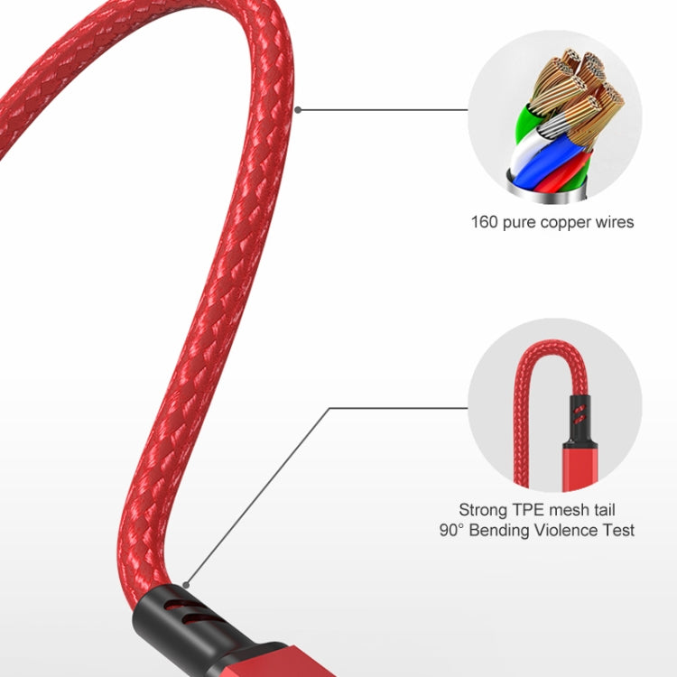 Orange Plug 3A 3 in 1 USB to Type-C / 8 Pin / Micro USB Fast Charging Cable, Cable Length: 1.2m, Orange Plug (Blue), Orange Plug (Red), Orange Plug (Silver), Orange Plug (Black)