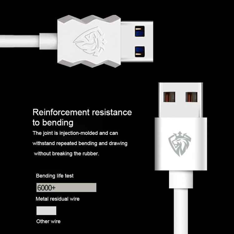 Lenyes LC701 1.5m 2.4A Output USB to 8 Pin PVC Data Sync Fast Charging Cable