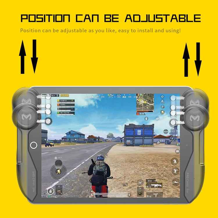 MeMo AKpad6K Snap-on Six Finger Linkage Trigger Imitation Shooting Game Controller for Tablet PC, One Pair
