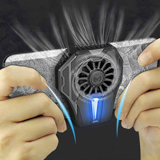 MeMo DL01 Type-C / USB-C Stretchable Mobile Phone Heat Dissipation Handle with Semiconductor Cooling Silent Fan, Suitable for Mobile Phones with a width of 67-90mm