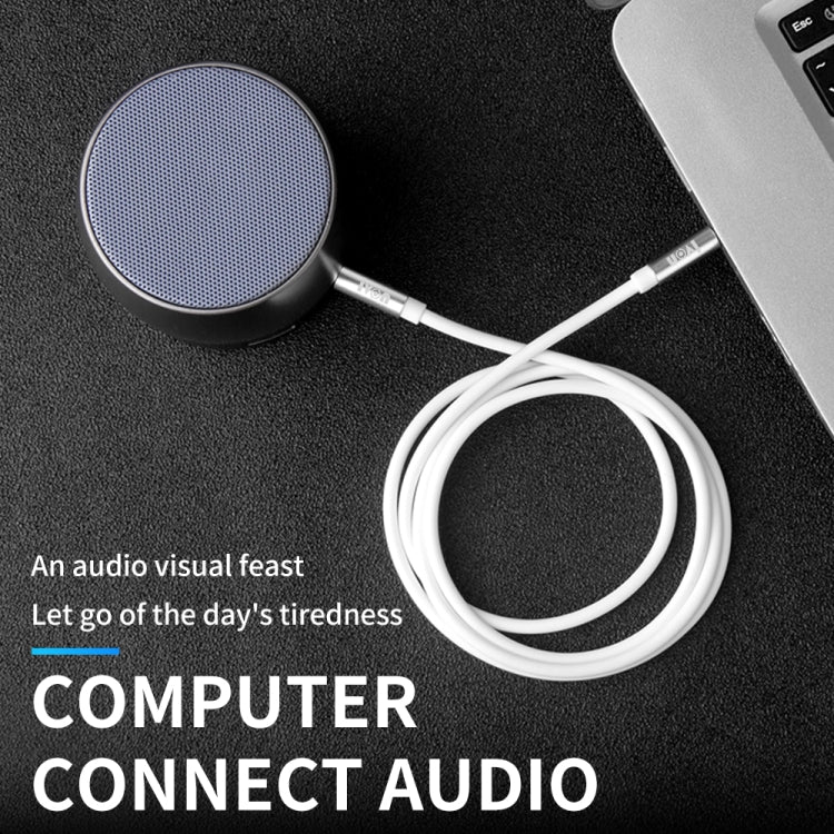 IVON CA55 3.5mm Male to Male AUX Audio Cable, Cable Length: 1m