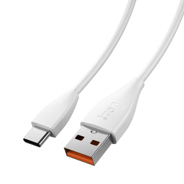 IVON CA87 USB to USB-C / Type-C TPE Fast Charge Data Cable, Cable Length: 1m