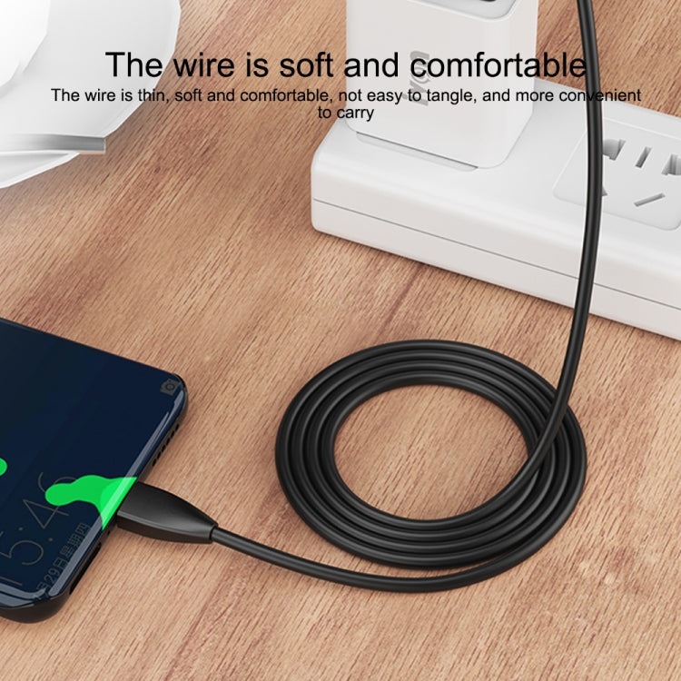 IVON CA87 USB to USB-C / Type-C TPE Fast Charge Data Cable, Cable Length: 1m