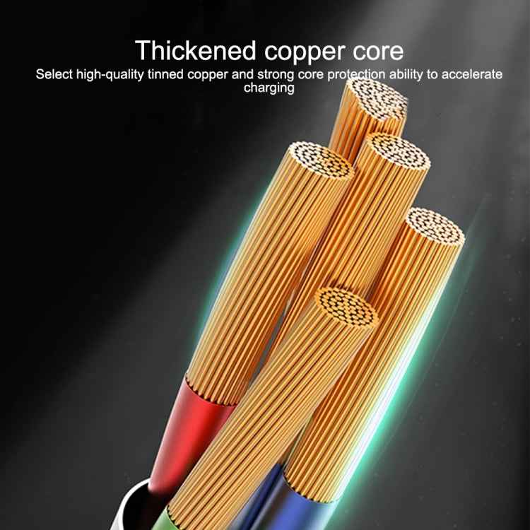 IVON CA88 12W 2.4A USB to Micro USB Nylon Braid Fast Charge Data Cable, Cable Length: 1m