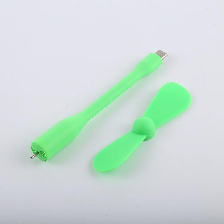 USB-C / Type-C Bendable Mini Strong Wind Long Handle Small Fan