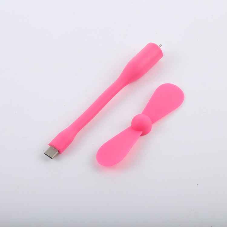 USB-C / Type-C Bendable Mini Strong Wind Long Handle Small Fan