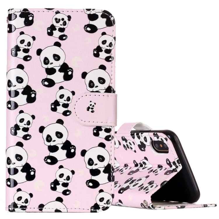 For iPhone X / XS Pattern Horizontal Flip Leather Case with Holder & Card Slots & Wallet & Photo Frame