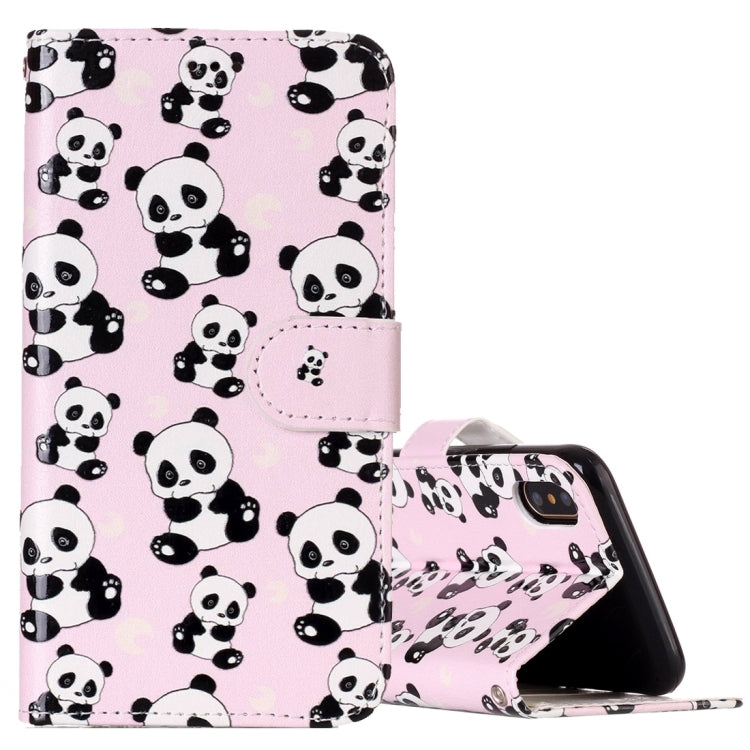 For iPhone X / XS Pattern Horizontal Flip Leather Case with Holder & Card Slots & Wallet & Photo Frame