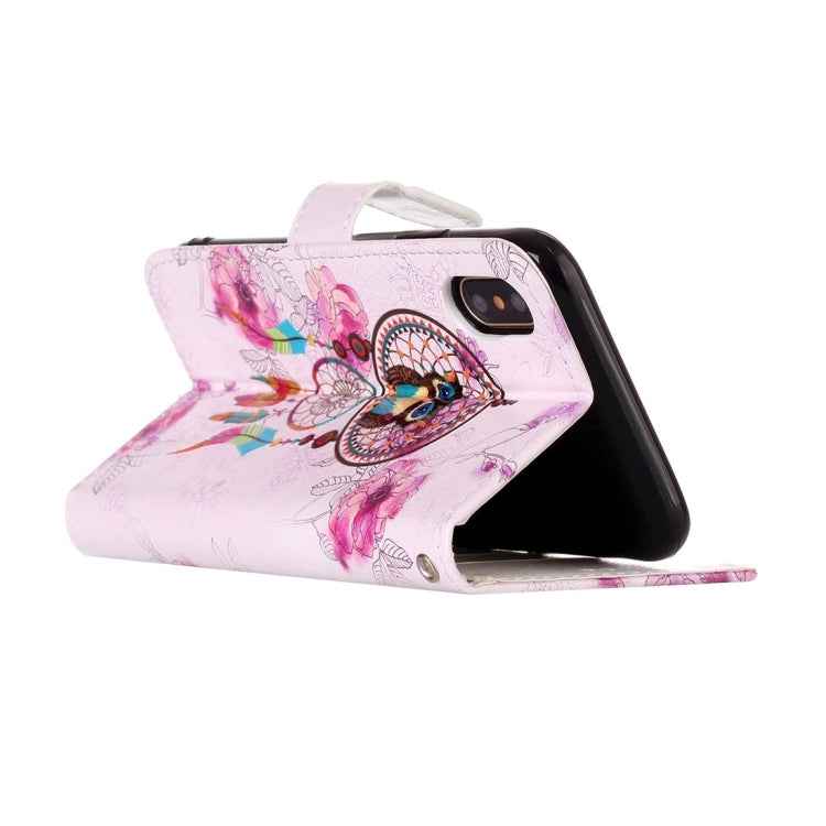 For iPhone X / XS Pattern Horizontal Flip Leather Case with Holder & Card Slots & Wallet & Photo Frame