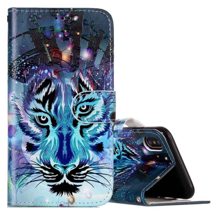 For iPhone X / XS Pattern Horizontal Flip Leather Case with Holder & Card Slots & Wallet & Photo Frame