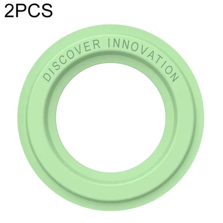 2 PCS NILLKIN Portable PU Leather Magnetic Ring Sticker