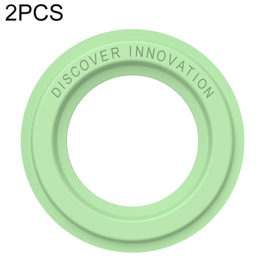 2 PCS NILLKIN Portable PU Leather Magnetic Ring Sticker