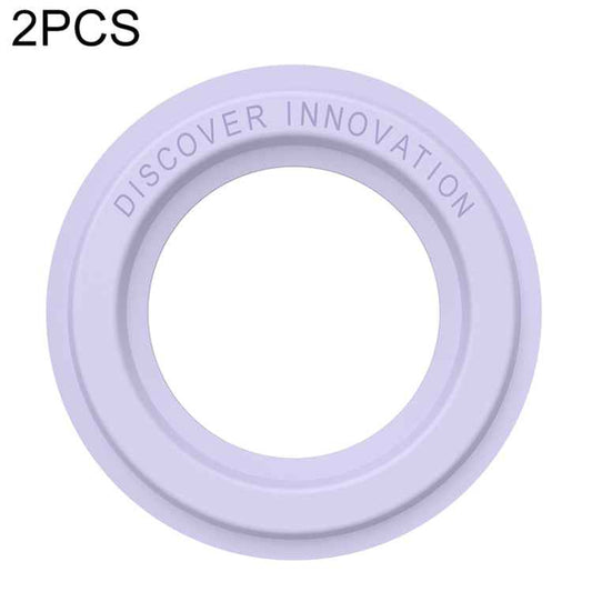 2 PCS NILLKIN Portable PU Leather Magnetic Ring Sticker