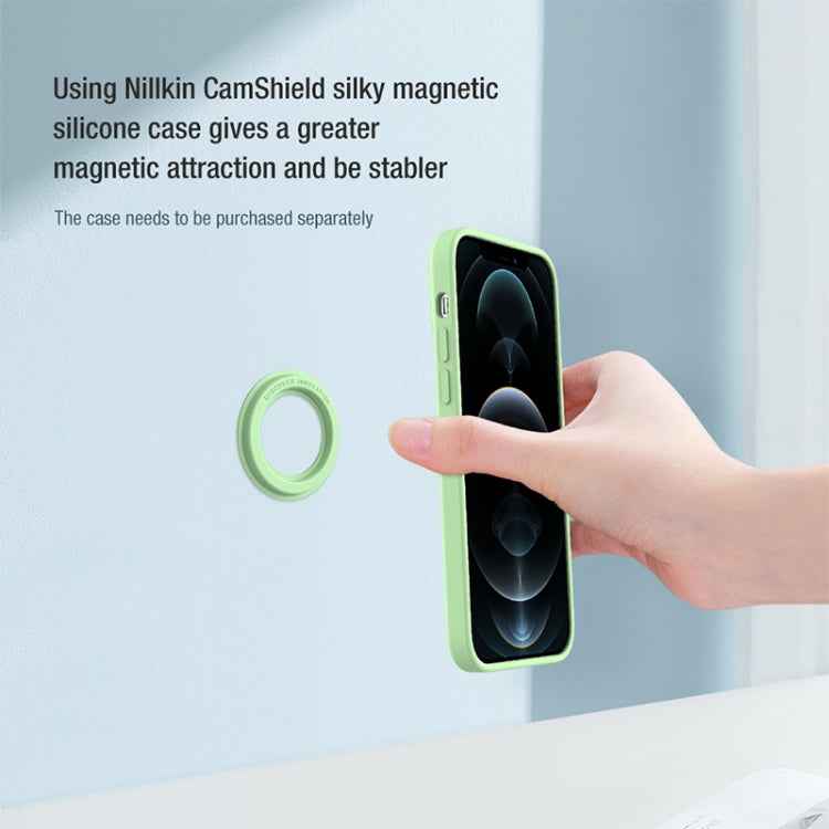 2 PCS NILLKIN Portable PU Leather Magnetic Ring Sticker