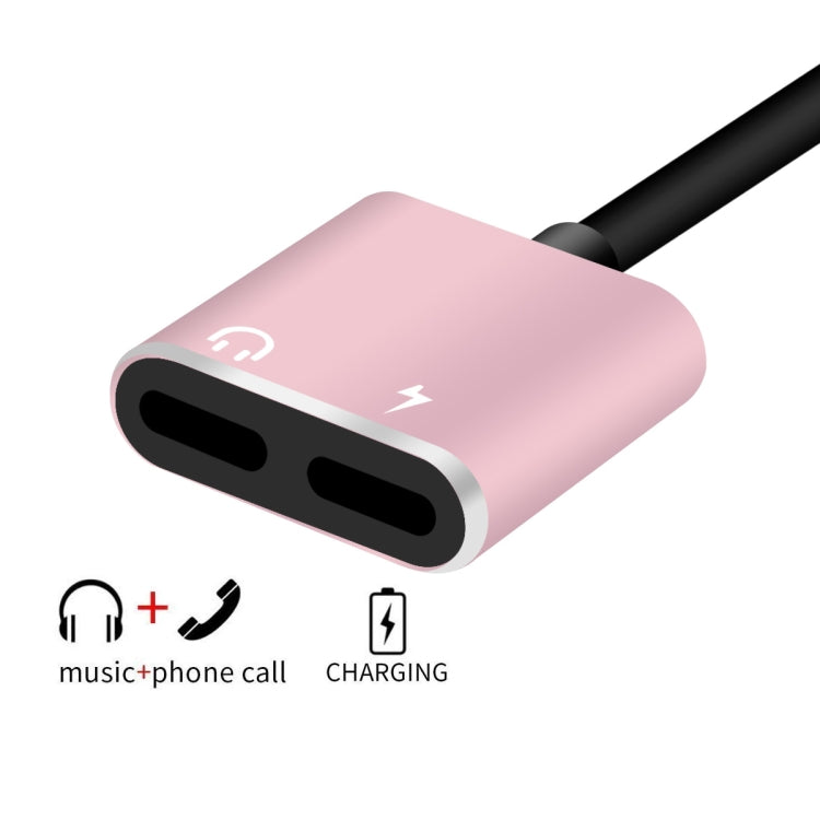 ENKAY Hat-prince HC-15 8 Pin + 3.5mm Jack to 8 Pin Charge Audio Adapter Cable, Support up to iOS 15.0