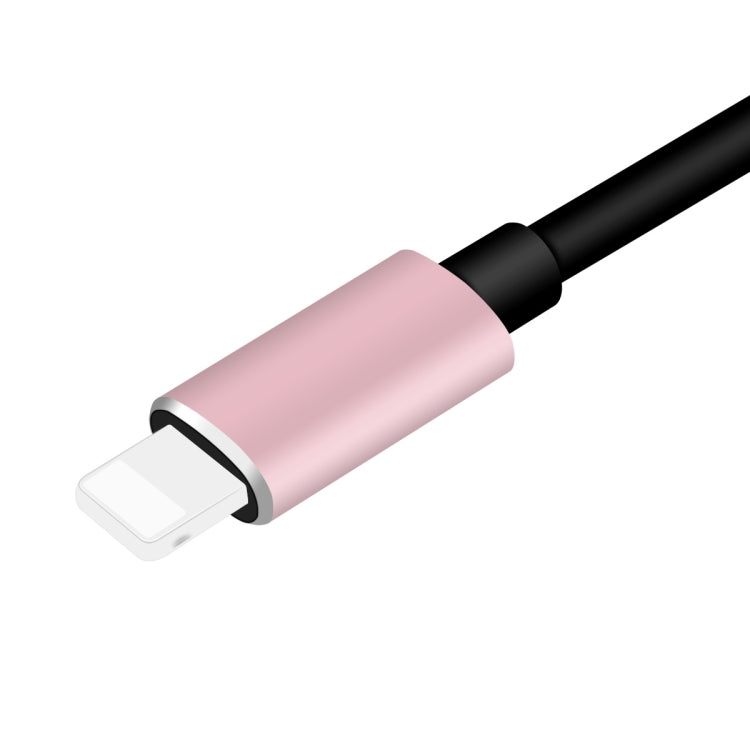ENKAY Hat-prince HC-15 8 Pin + 3.5mm Jack to 8 Pin Charge Audio Adapter Cable, Support up to iOS 15.0