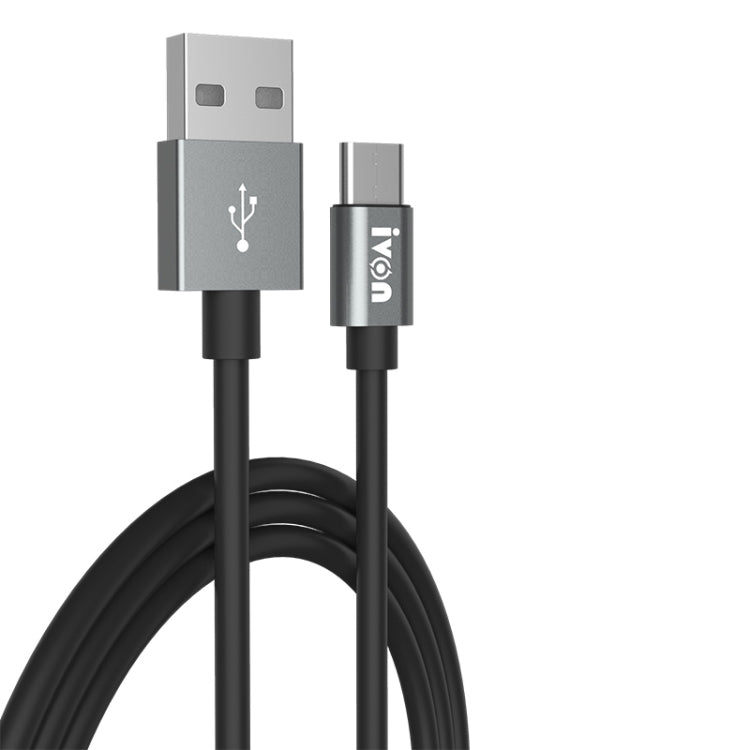 IVON CA73 2.4A Type-C / USB-C Fast Charging Data Cable, Length: 2m