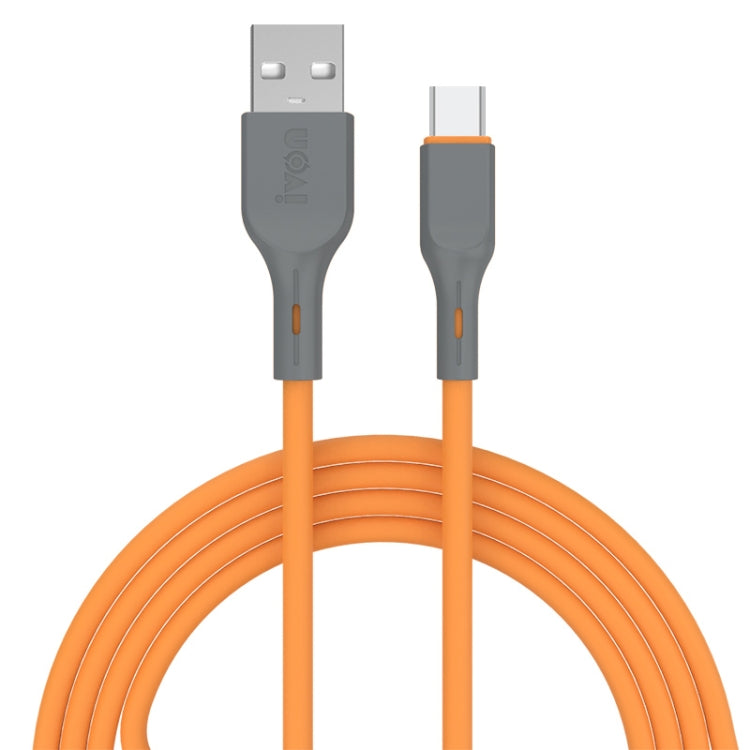 IVON CA78 2.4A Type-C / USB-C Fast Charging Data Cable, Length: 1m
