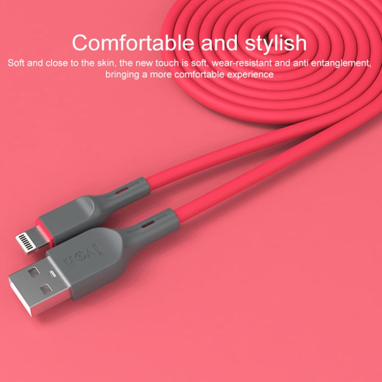 IVON CA78 2.4A Type-C / USB-C Fast Charging Data Cable, Length: 1m