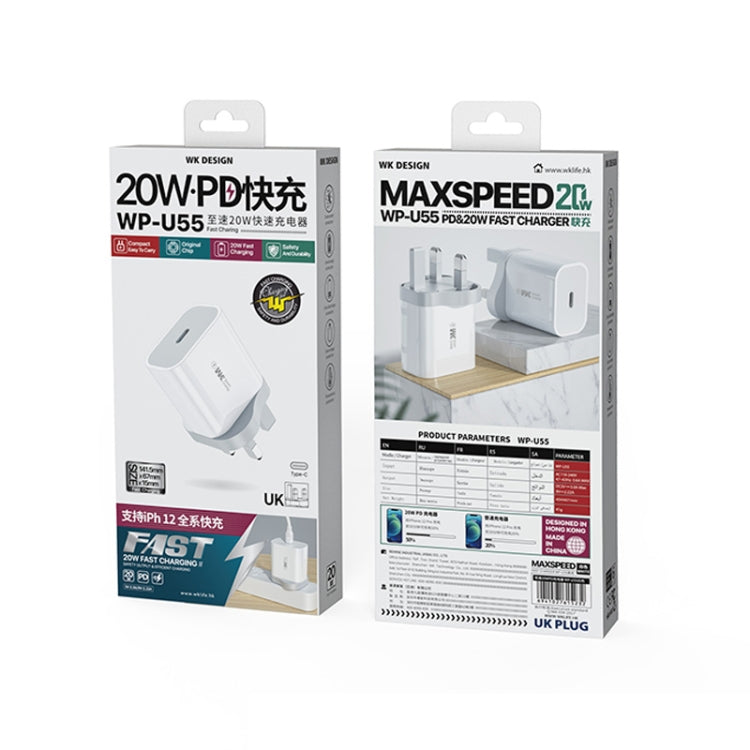WK WP-U55 Max 20W Maxspeed PD Fast Charger