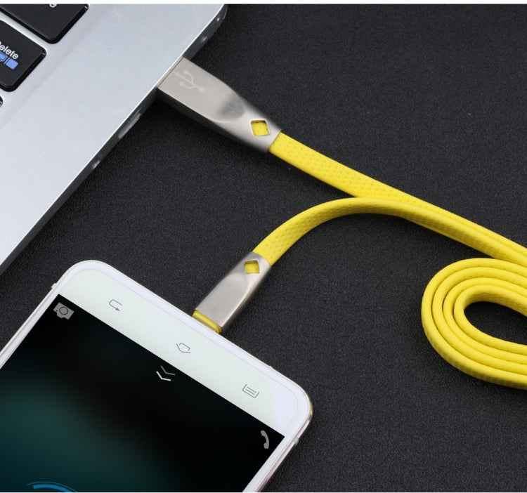 AWEI CL-96 USB to Micro USB Portable TPE + Aluminum Alloy Data Cable, 2A, Length: 1m