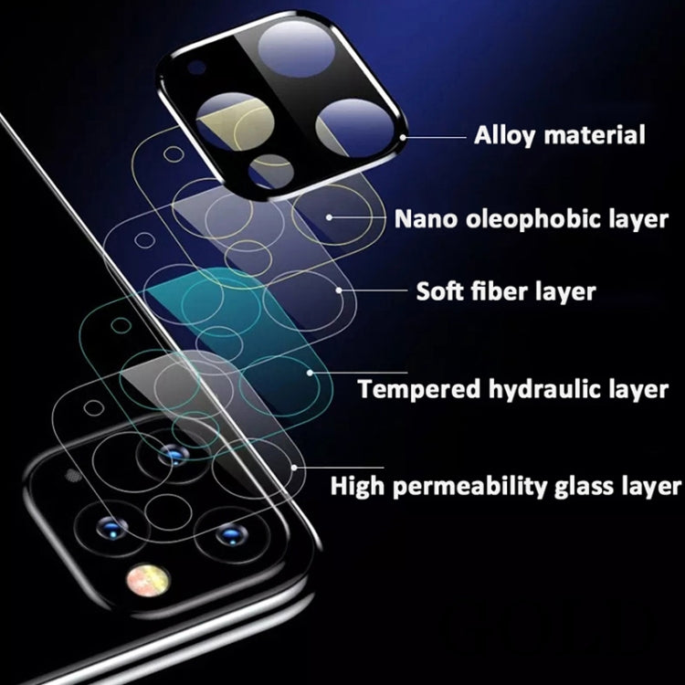 For iPhone 11 Titanium Alloy Camera Lens Protector Tempered Glass Film