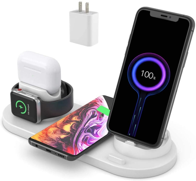 HQ-UD15-upgraded 6 in 1 Wireless Charger For iPhone, Apple Watch, AirPods and Other Android Phones