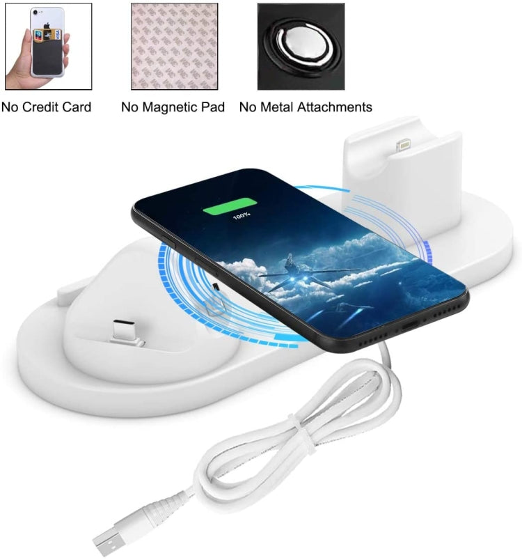 HQ-UD15-upgraded 6 in 1 Wireless Charger For iPhone, Apple Watch, AirPods and Other Android Phones