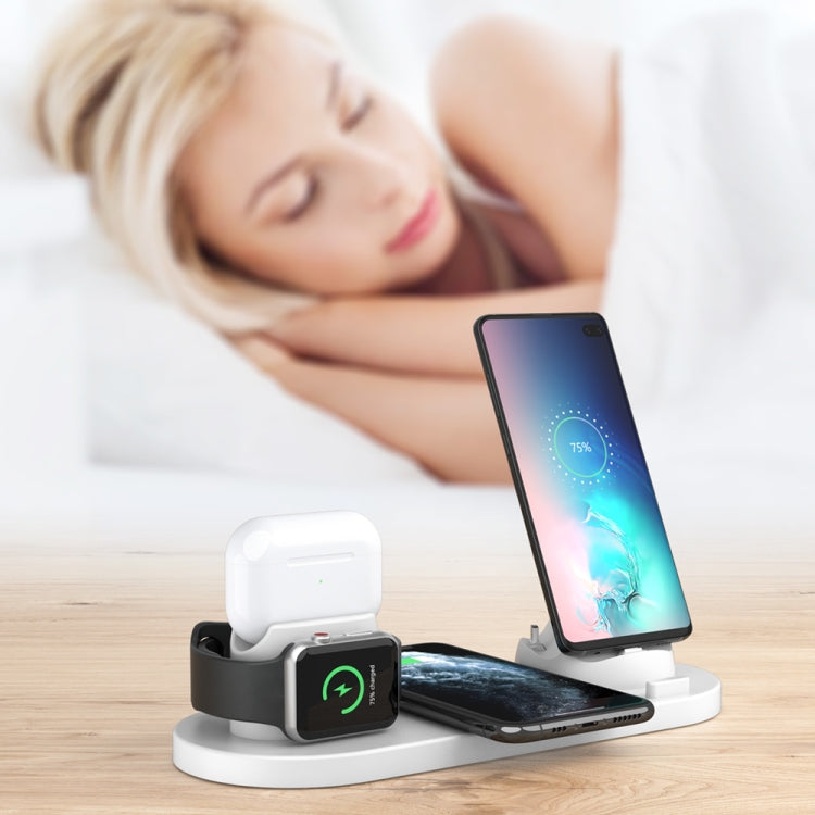 HQ-UD15-upgraded 6 in 1 Wireless Charger For iPhone, Apple Watch, AirPods and Other Android Phones