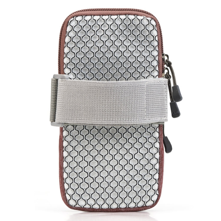 Universal 6.2 inch or Under Phone Zipper Double Bag Multi-functional Sport Arm Case with Earphone Hole