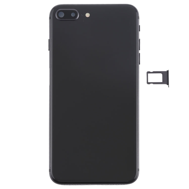 Battery Back Cover Assembly with Side Keys & Vibrator & Speaker Ringer Buzzer & Power Button + Volume Button Flex Cable & Card Tray for iPhone 8 Plus, For iPhone 8 Plus, For iPhone 8 Plus (Full Assembly)