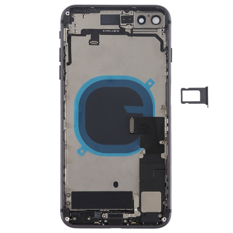 Battery Back Cover Assembly with Side Keys & Vibrator & Speaker Ringer Buzzer & Power Button + Volume Button Flex Cable & Card Tray for iPhone 8 Plus, For iPhone 8 Plus, For iPhone 8 Plus (Full Assembly)